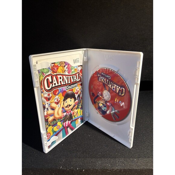 Carnival Games Nintendo Wii Complete CIB Over 25 Mini Games 2K Play - Picture 2 of 3